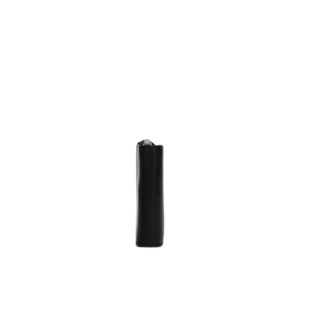 Kazar Zwarte herenportemonnee van natuurlijk leer Black Heren