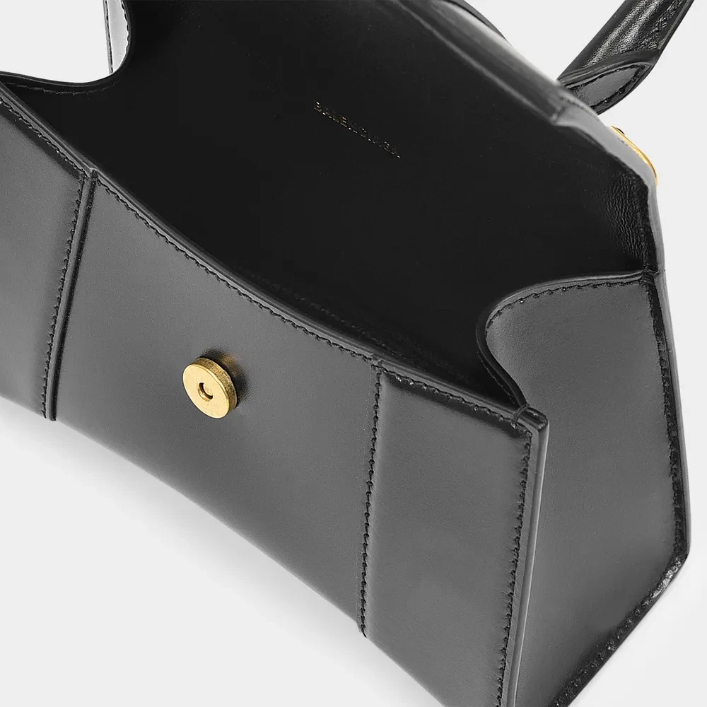 Balenciaga Hourglass XS Handtas Black Dames