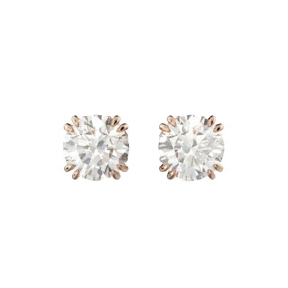 Swarovski Gold Constella Rose -Plated Stud Earrings 5638801 In - Image 3