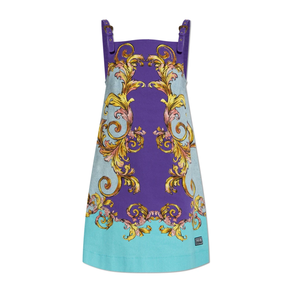 Versace Jeans Couture Jurk met bandjes Multicolor Dames