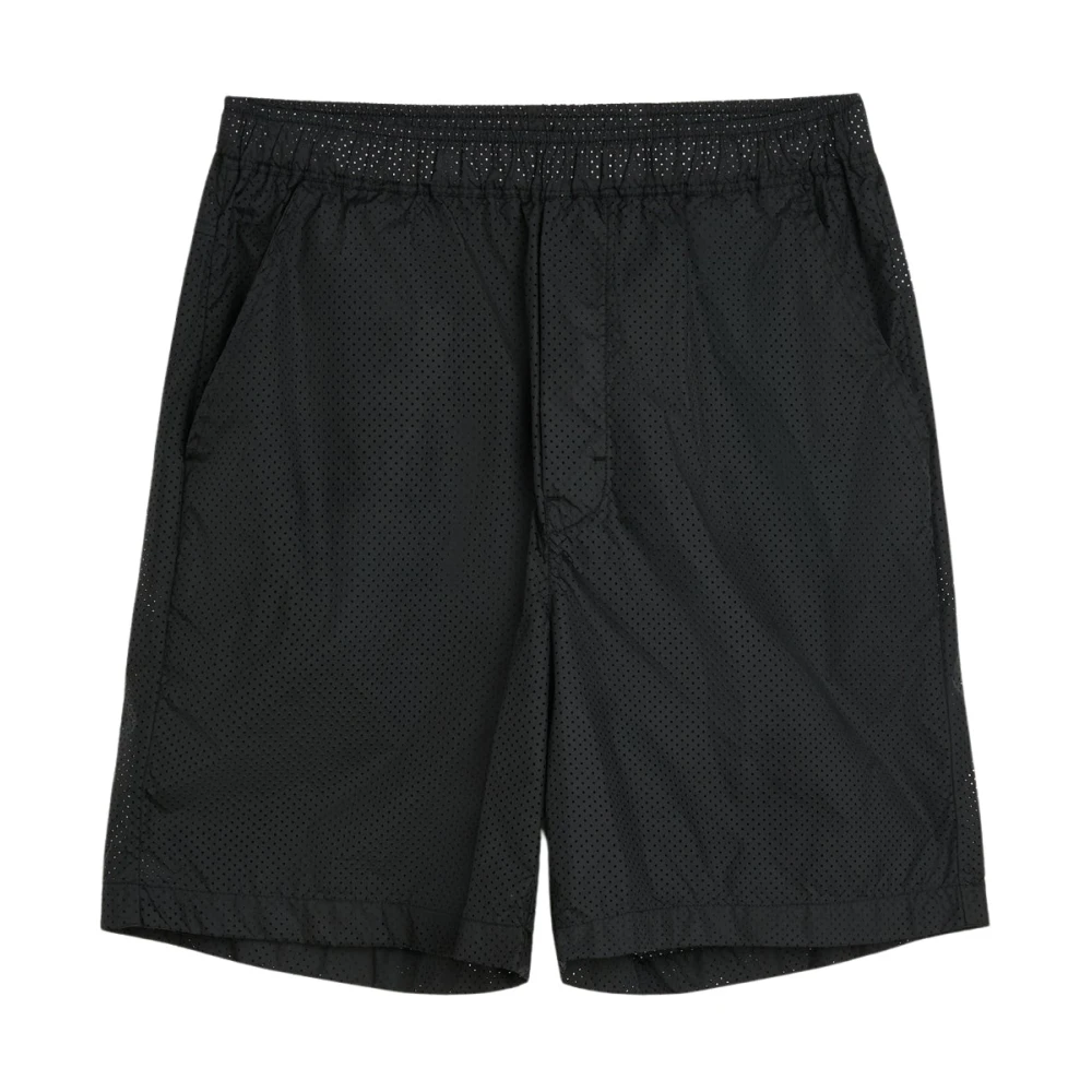 Soulland Sander geperforeerde shorts Black Unisex