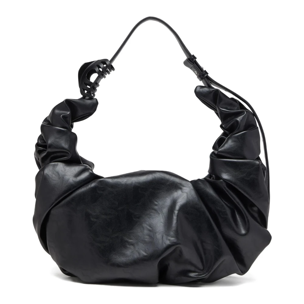 Diesel Vrouw Zwart Tassen Dames, One Size, E Hobo Schoudertas