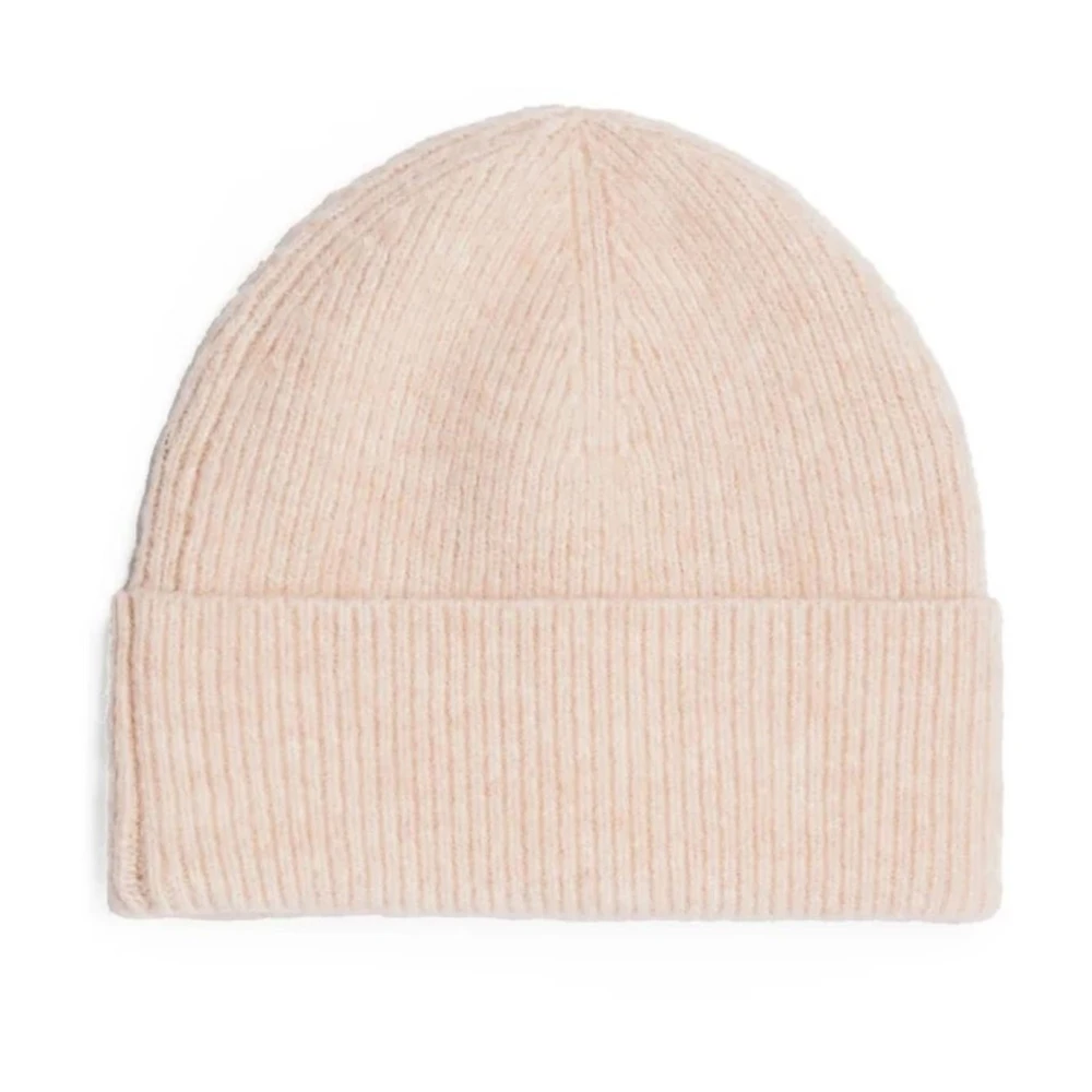 Tommy Hilfiger Essentiële Vlag Fuzzy Beanie Vrouwen Pink Dames