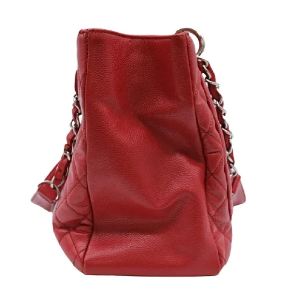 Chanel Vintage Pre-owned Leather shoulder-bags Red Dames