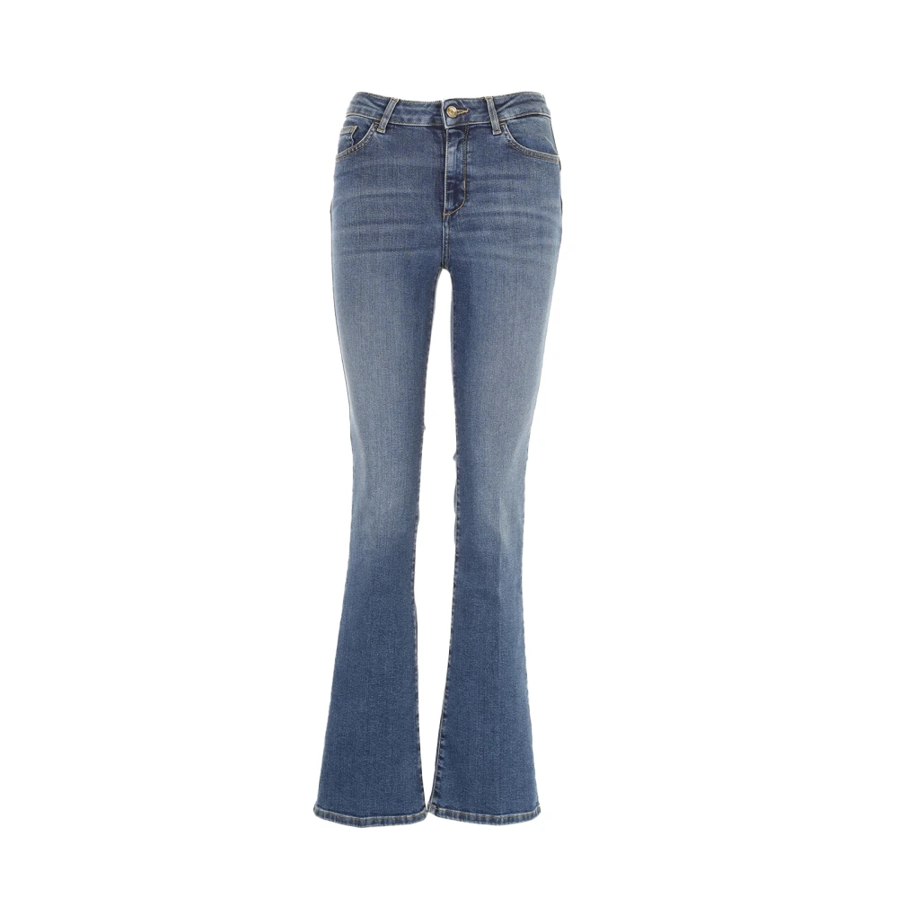 Liu Jo Donna Blu Jeans A Zampa