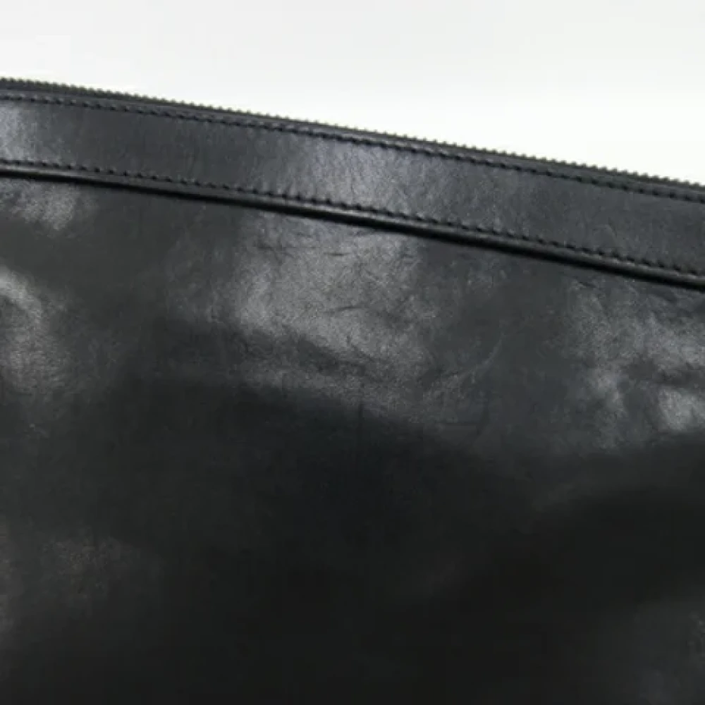 Jimmy Choo Pre-owned Leather clutches Black Dames