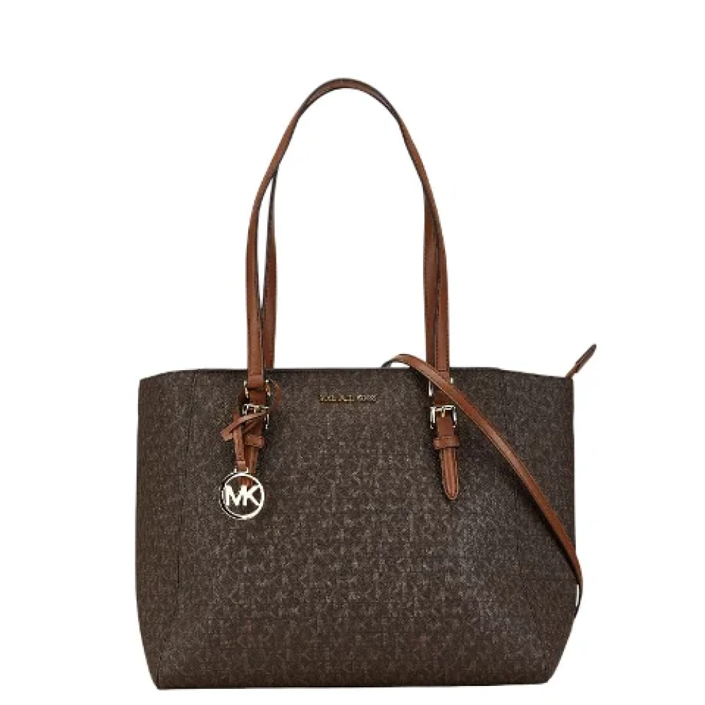 Michael Kors Pre-owned Leather shoulder-bags Brown Dames