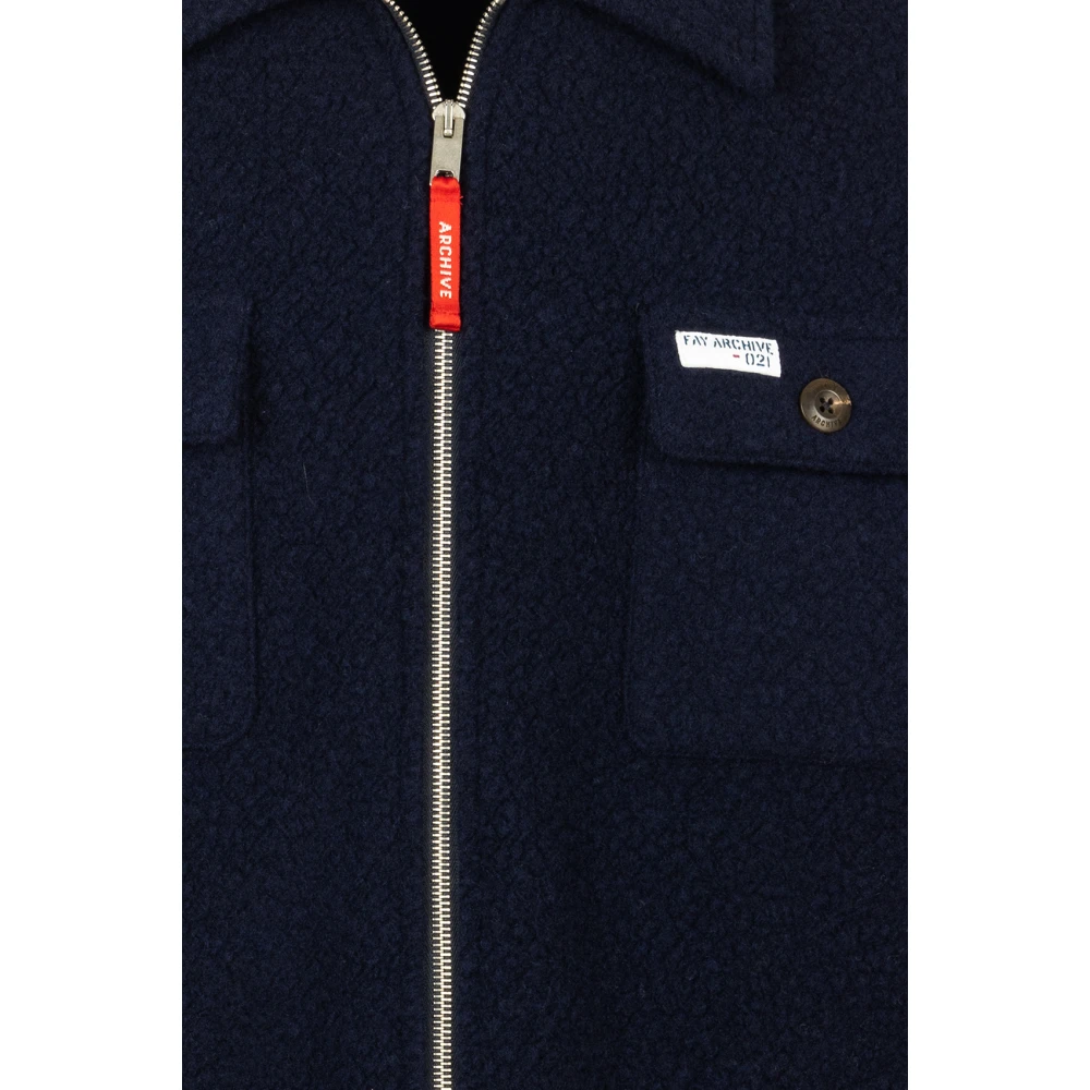 Fay Blauwe Winterjas Blue Heren