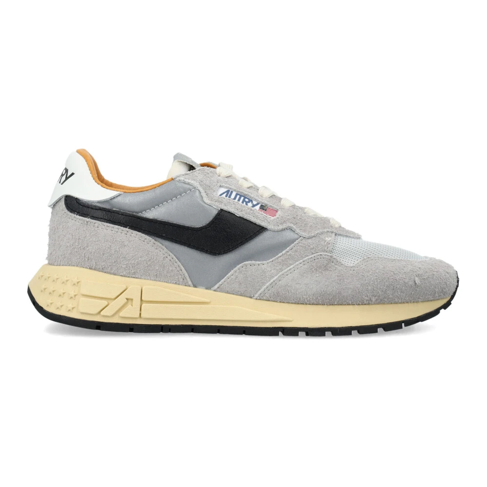 Autry Men's Gray Sneakers, 7 Uk, Reelwind Low Trainers