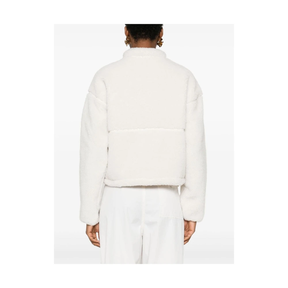 The North Face Witte Fleece Rits Jas White Dames