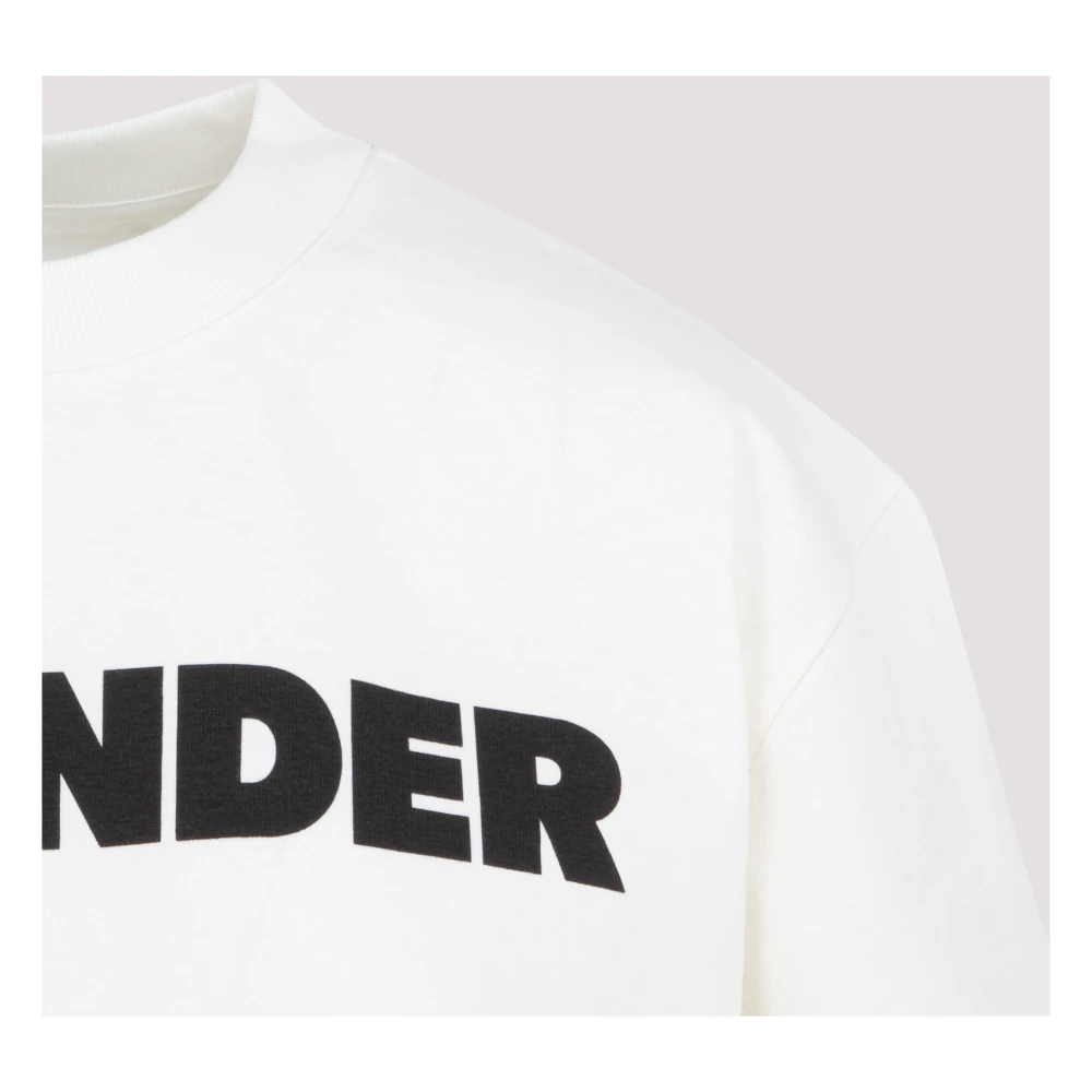 Jil Sander Logo T-shirt White Dames