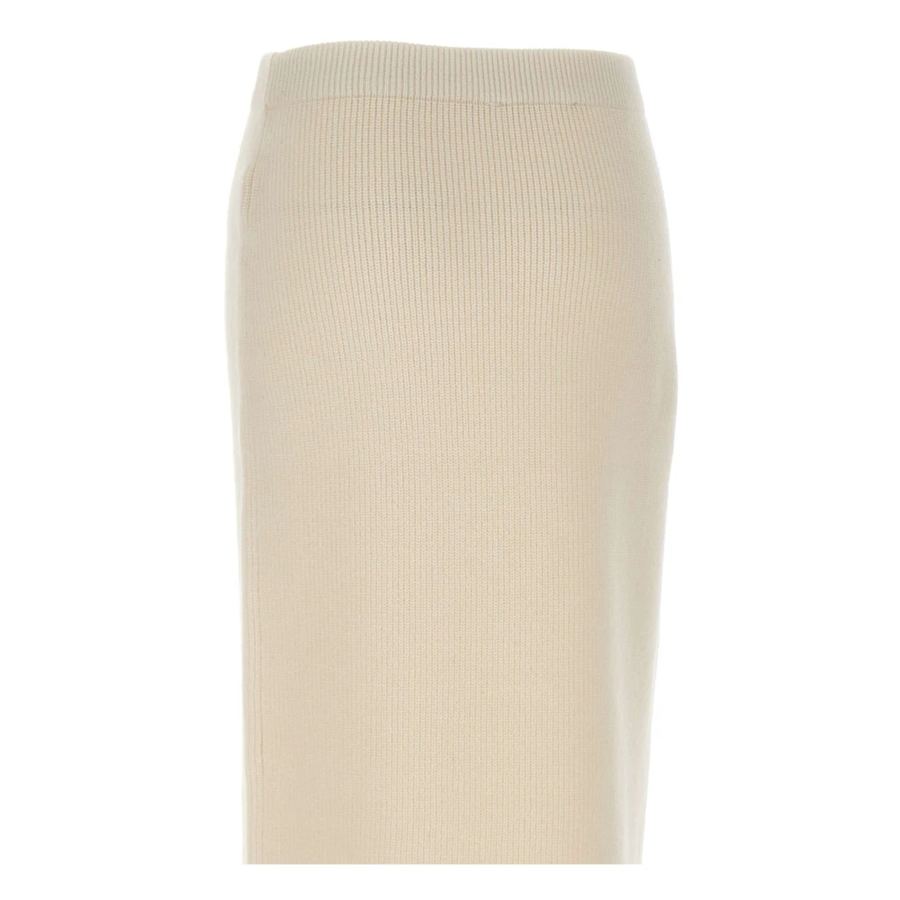 Fabiana Filippi Luxe Wolmix Crème Rok White Dames