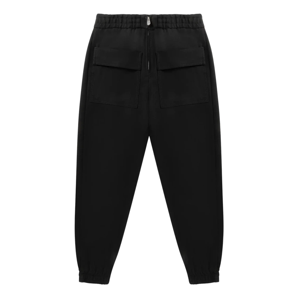 Dondup Stijlvolle Cargo Broek met Grote Zakken Black Heren