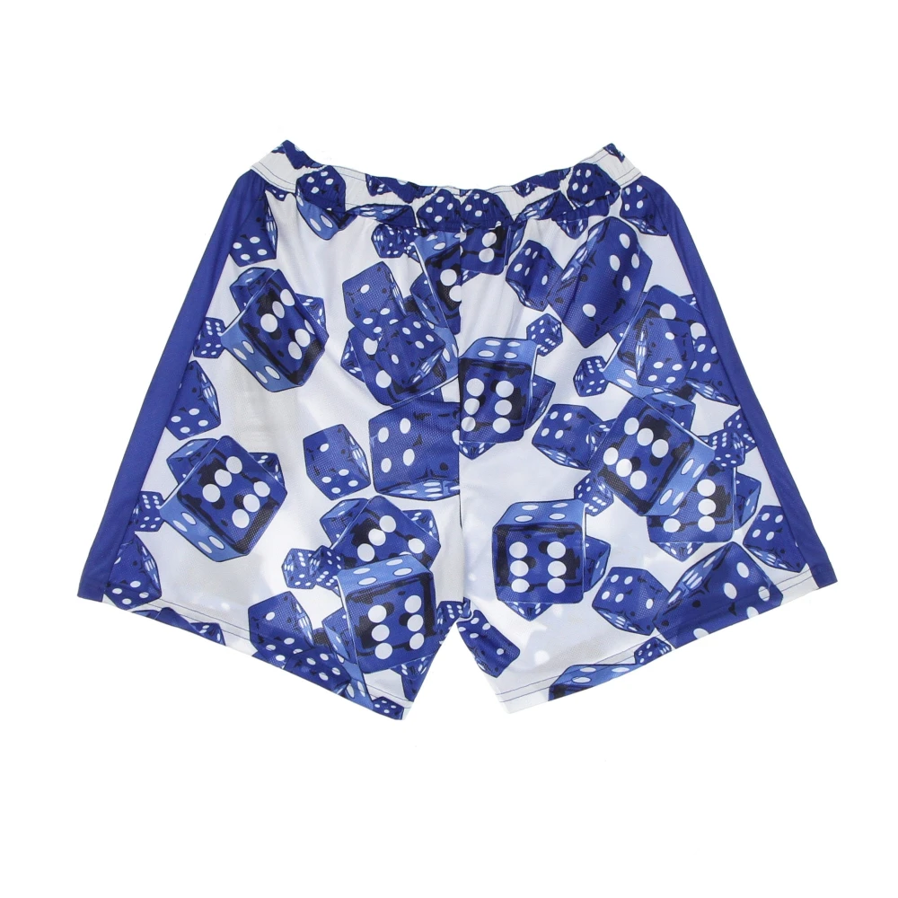 Propaganda Basketbal Stijl Blauw Witte Shorts Multicolor Heren