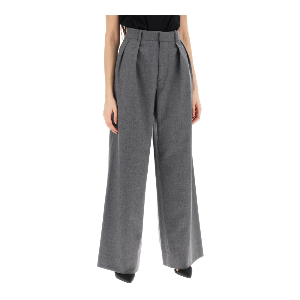 Wardrobe.nyc Wide Trousers Gray Dames