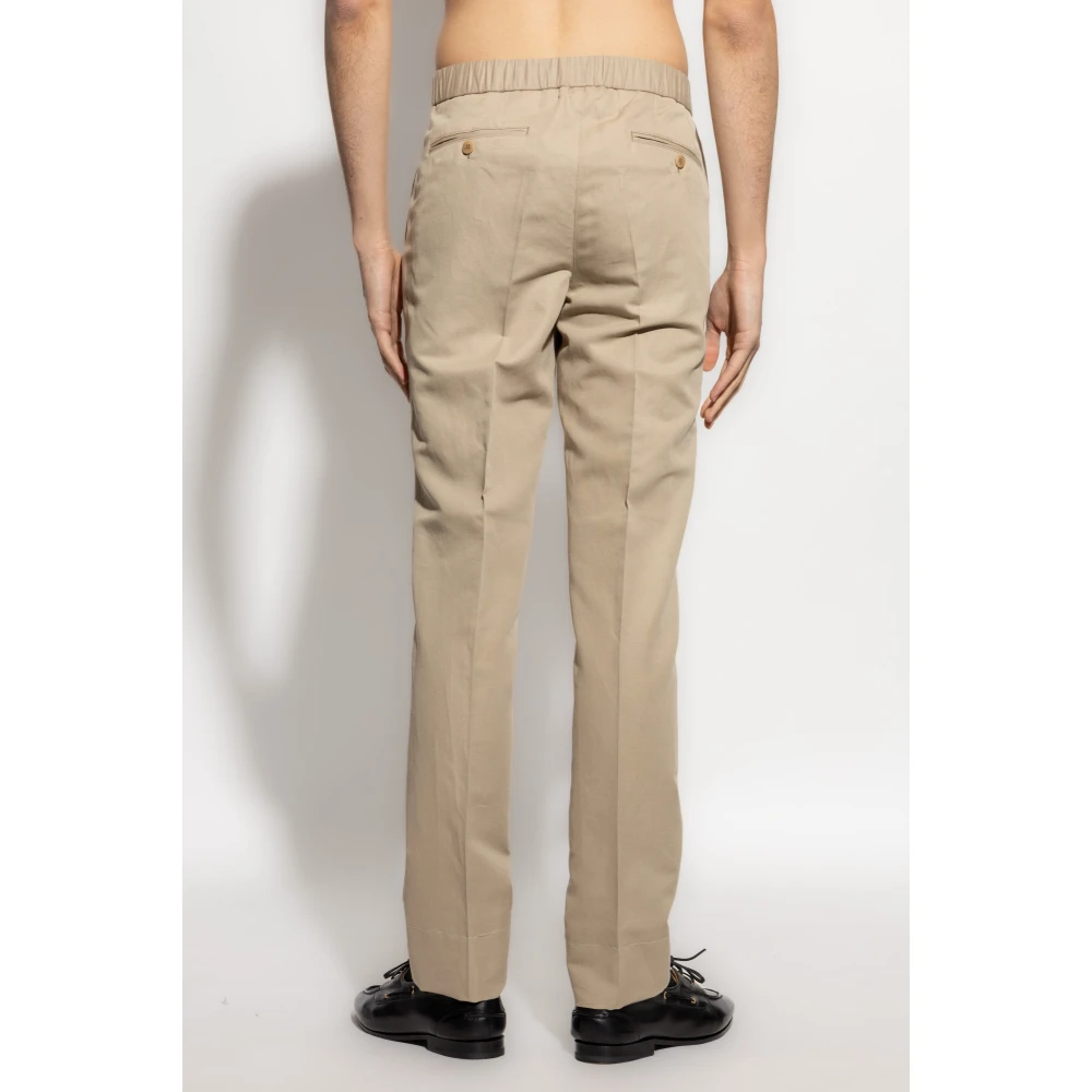 Brioni Geplooide broek Beige Heren