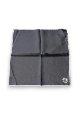 Crown Logo Silk Handkerchief Scarf