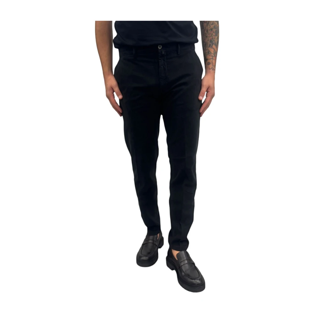 Siviglia Stijlvolle Herenbroek Black Heren