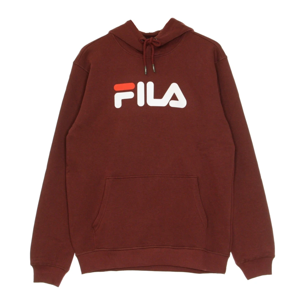 Fila Men's Brown Tawny Port Kangaroo Hoodie Sweatshirt