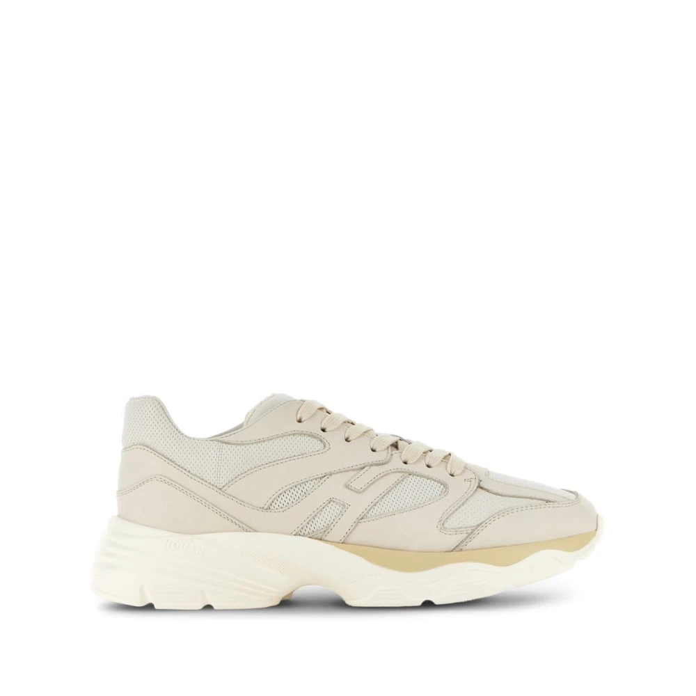 Hogan Vit Yogurt Sneakers Beige, Herr