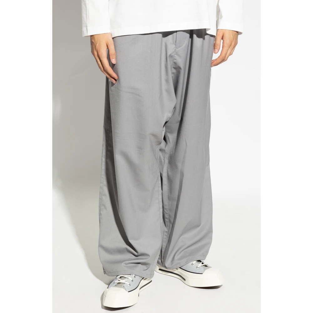 Y-3 Loszittende broek Gray Heren