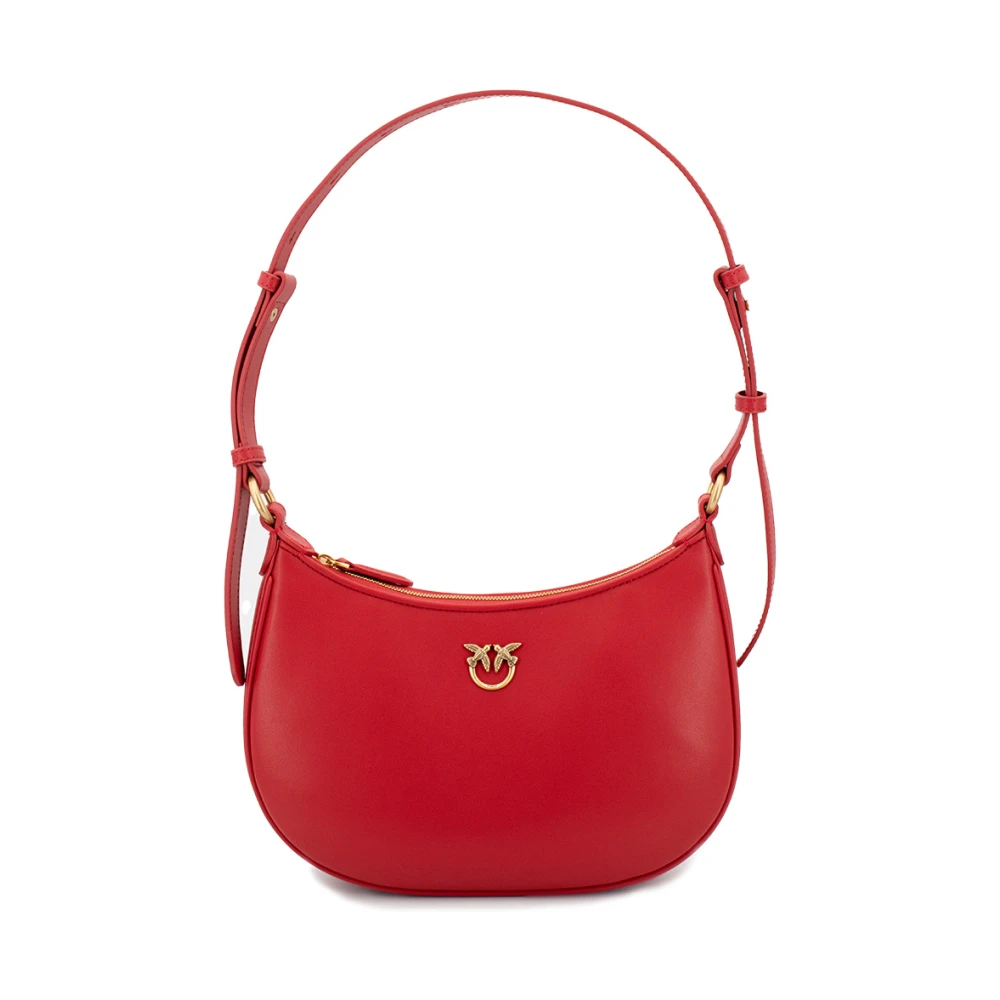 pinko Love Birds Half Moon Tas Red Dames