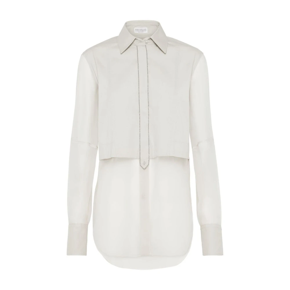 BRUNELLO CUCINELLI Elegante Overhemden Collectie White Dames