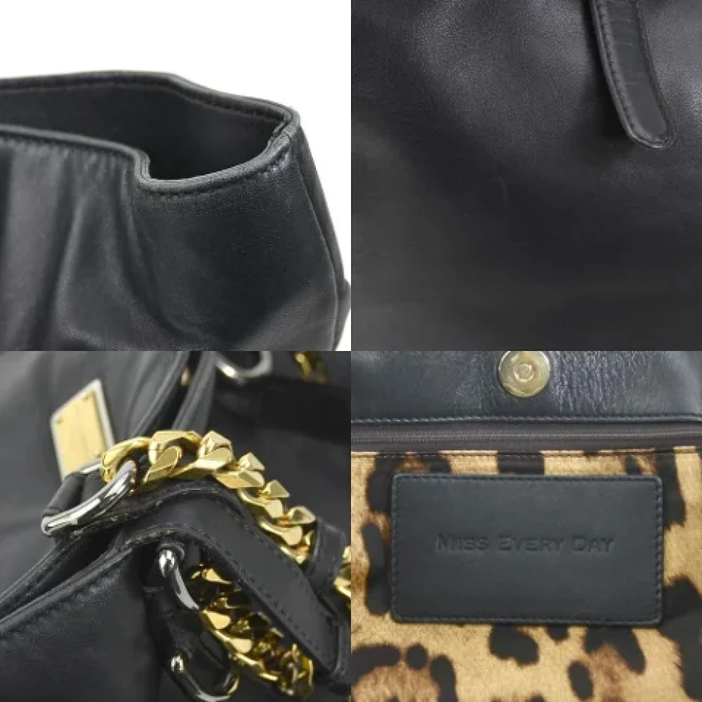 Dolce & Gabbana Pre-owned Leather handbags Black Dames
