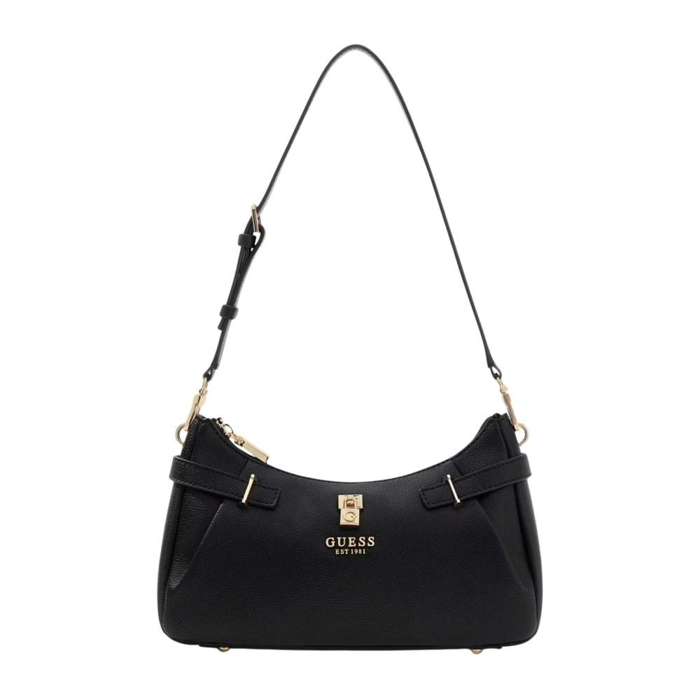 Guess Women's Black Shoulder Bags, One Size, Noelle Girlfriend Sa