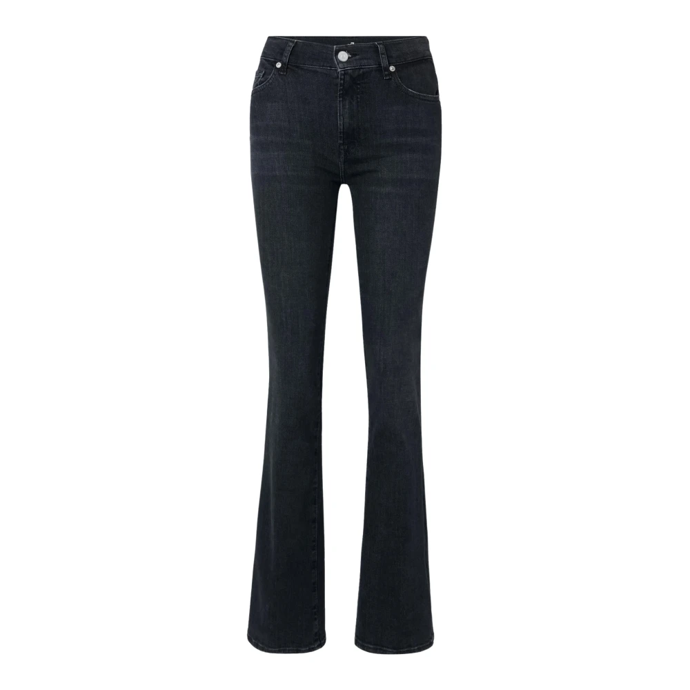 7 For All Mankind Jeans Bootcut Black Dames
