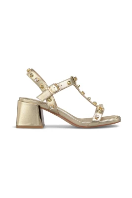Metallic Sandal Rhinestones