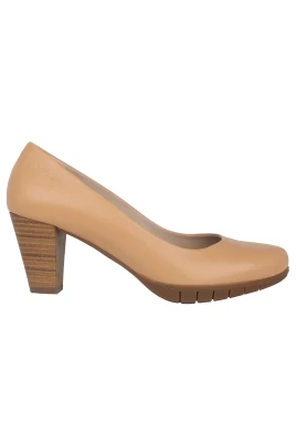 Bekväm högklackad pump