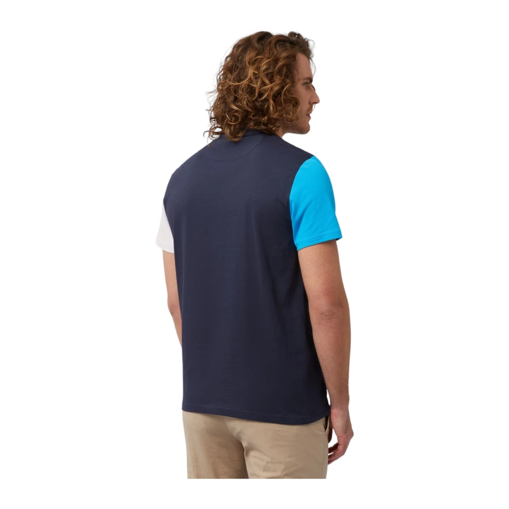 Harmont & Blaine Korte Mouw T-shirt Blue Heren