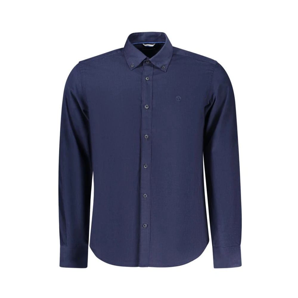 North Sails Men's Blue Casual Shirts, M, Long-Sleeved Shirt