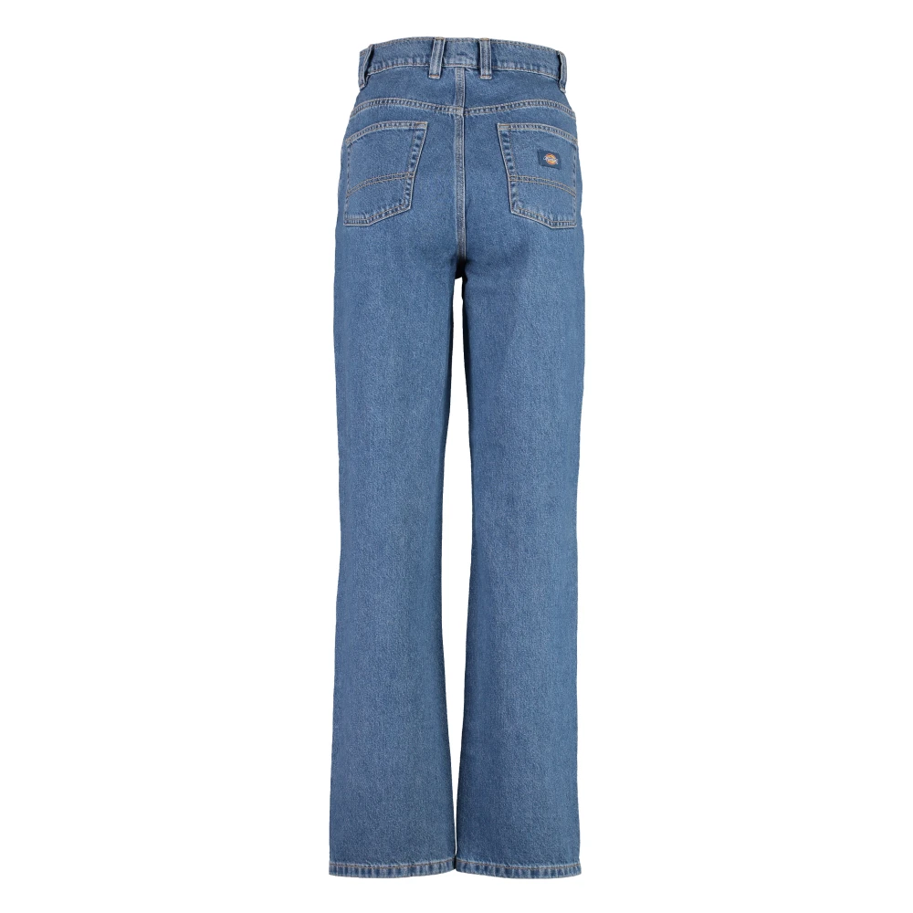 Dickies Reguliere jeans met koperen klinknagels Blue Dames