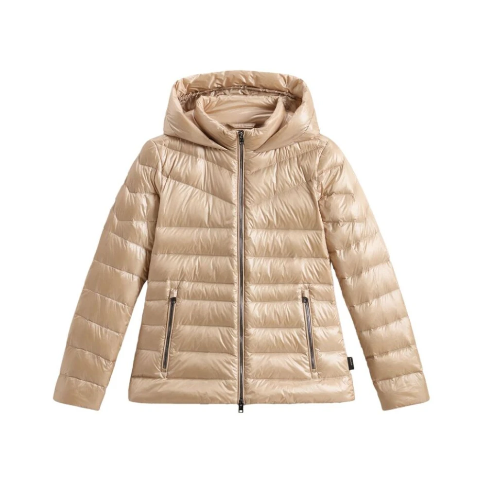 Woolrich Gewatteerde Jas Beige Dames