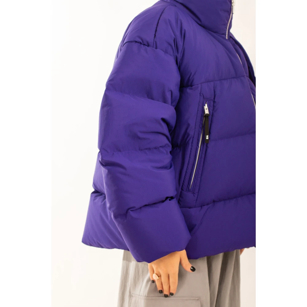Y-3 Puffer Jacket in Cpurpl Purple Dames