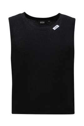 Open Knit Tank Top