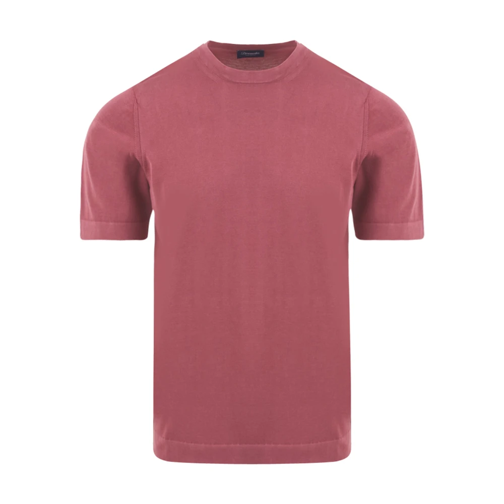 Drumohr Roze T-shirt en Polo Collectie Pink Heren
