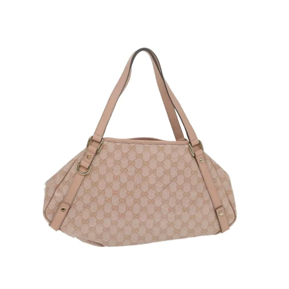 Gucci Vintage Pre-owned Canvas gucci-bags Pink Dames