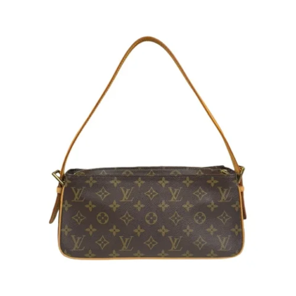 Louis Vuitton Vintage Pre-owned Canvas shoulder-bags Brown Dames