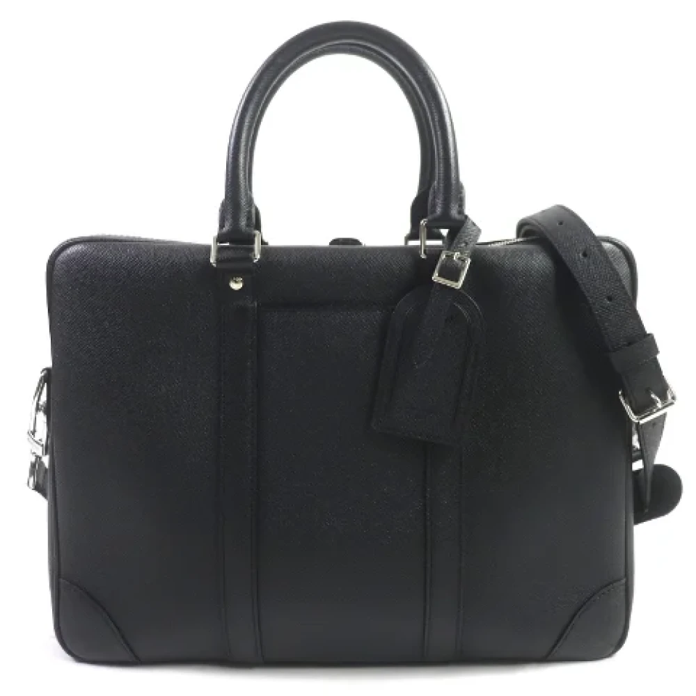 Louis Vuitton Vintage Pre-owned Leather louis-vuitton-bags Black Heren