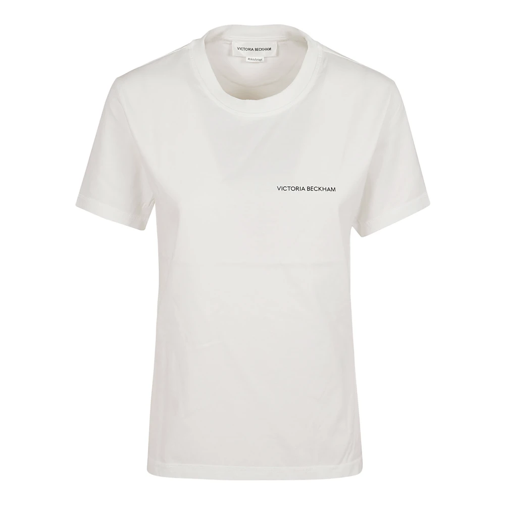 Victoria Beckham Wit T-shirt voor vrouwen White Dames