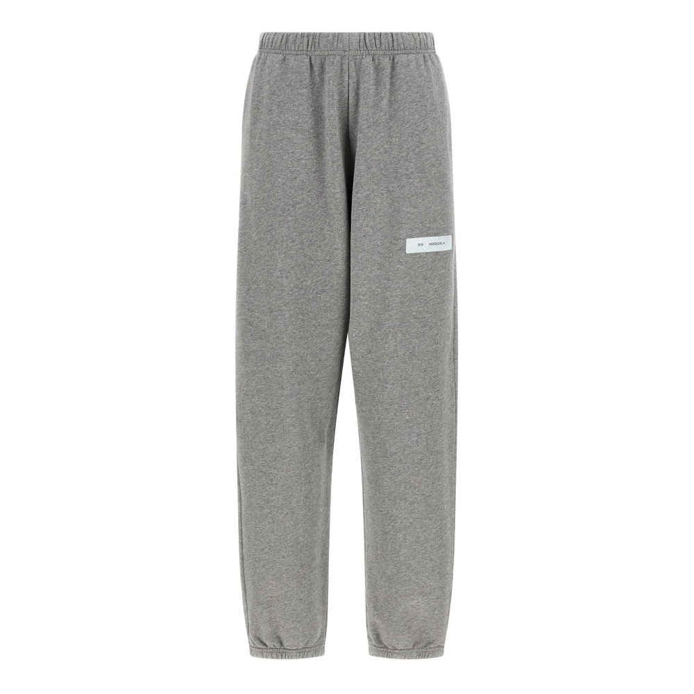 Mm6 Maison Margiela Women's Gray Sweatpants, Xs, Cotton Joggers