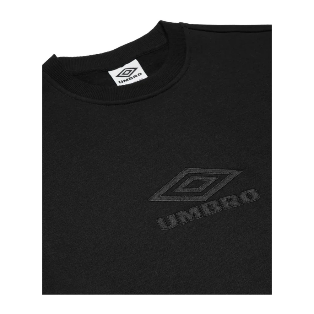 Umbro Heren Crew Neck Sweatshirt Black Heren