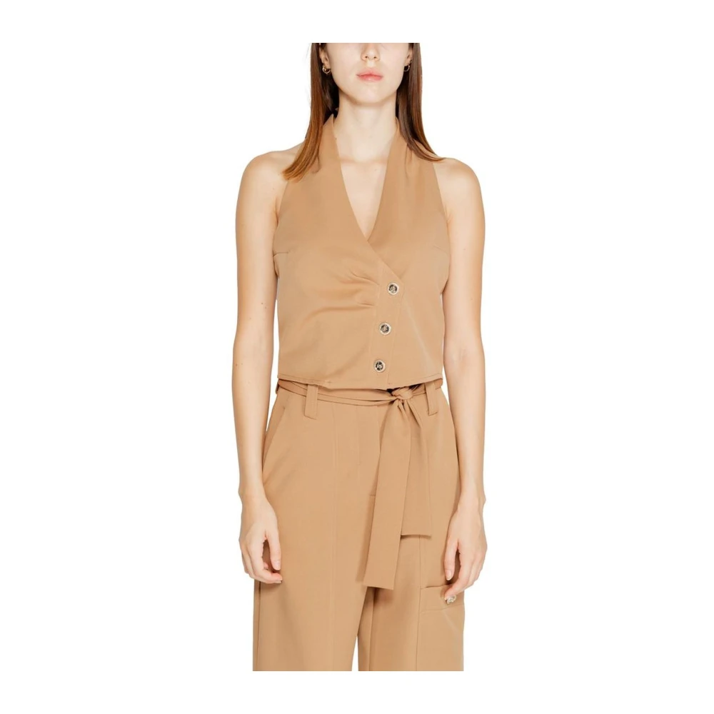 RINASCIMENTO Beige Vest Beige Dames