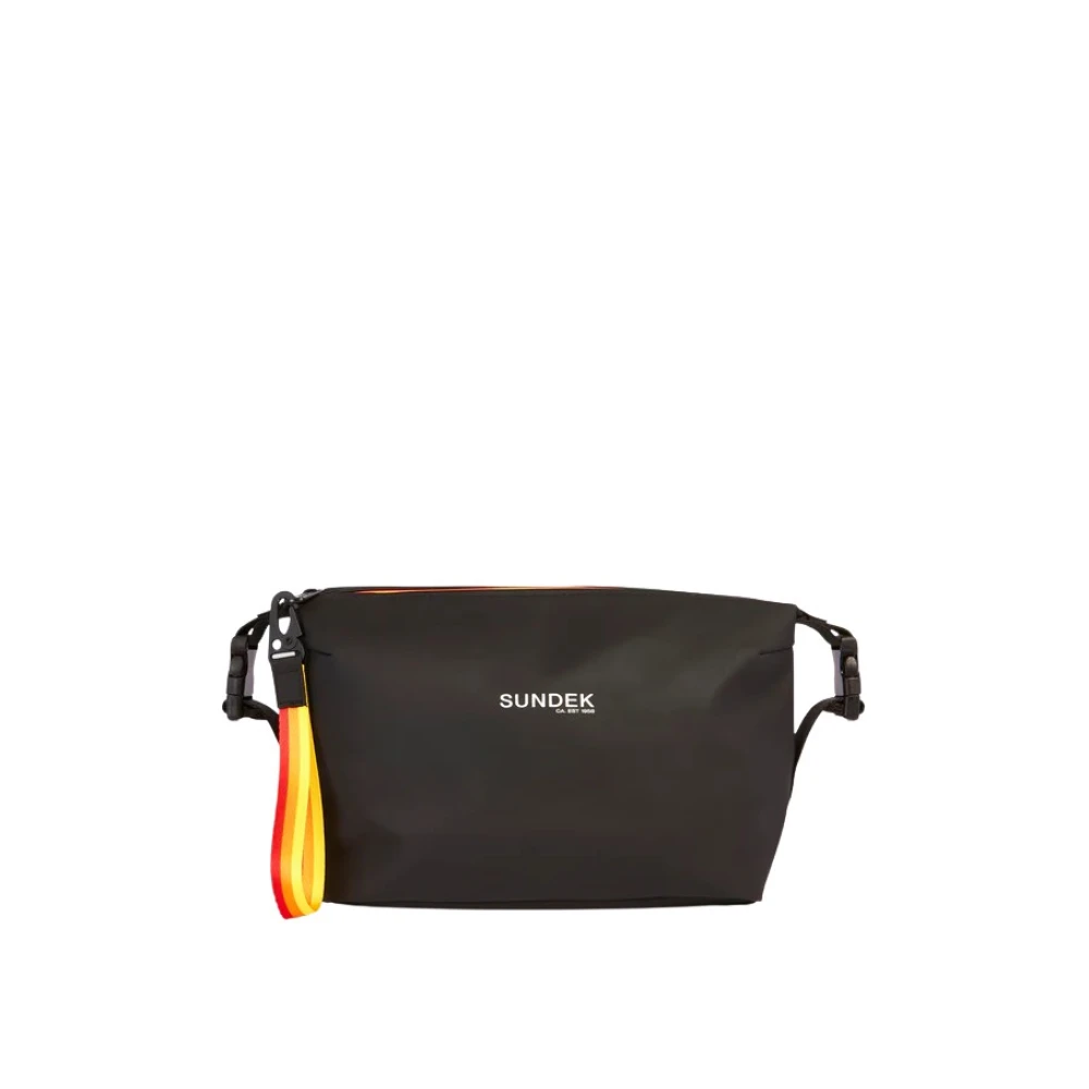 Sundek Nero Beauty Case Con Cerniera Saldata Black - Immagine 3