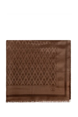 Scarf med råkant