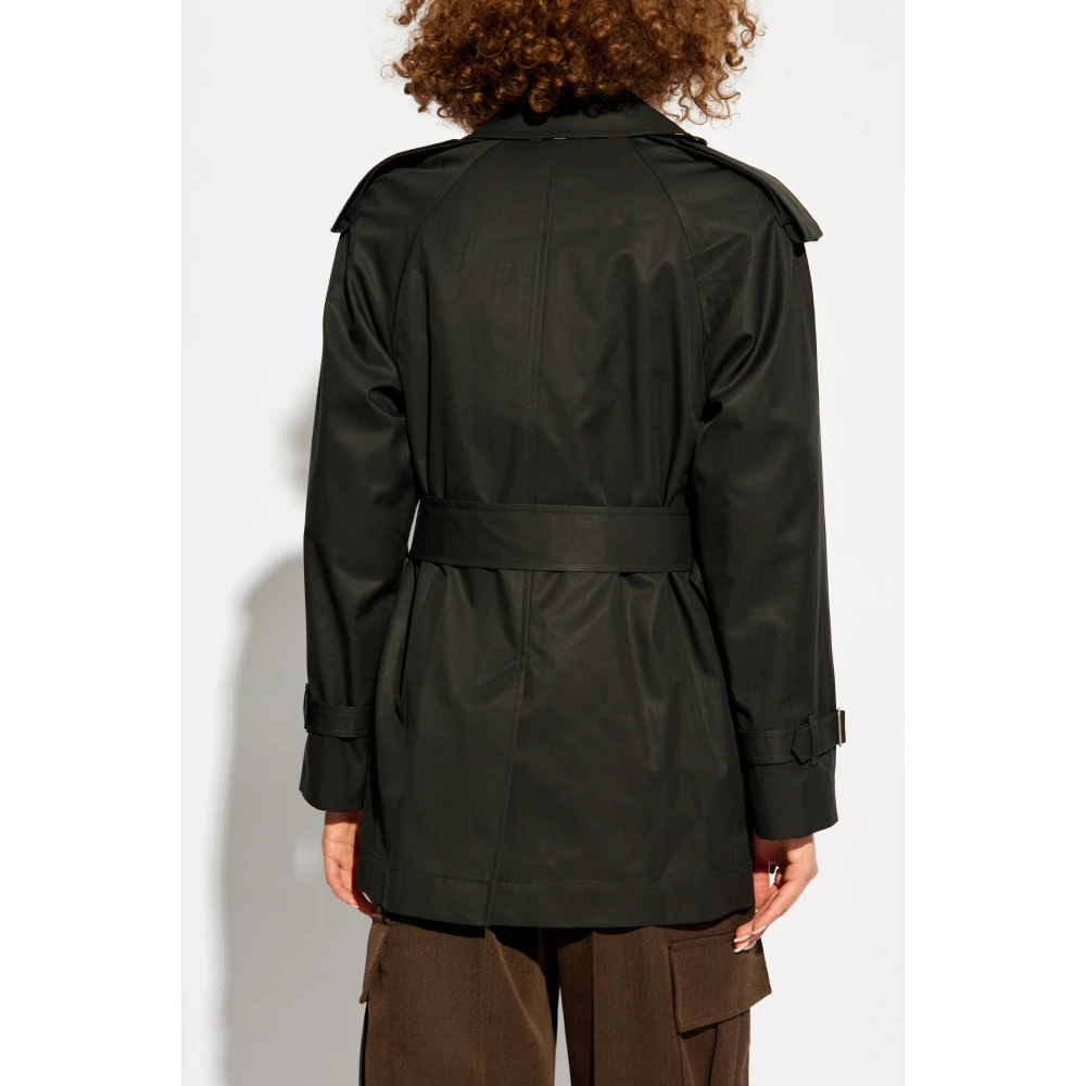 Burberry Korte trenchcoat Black Dames