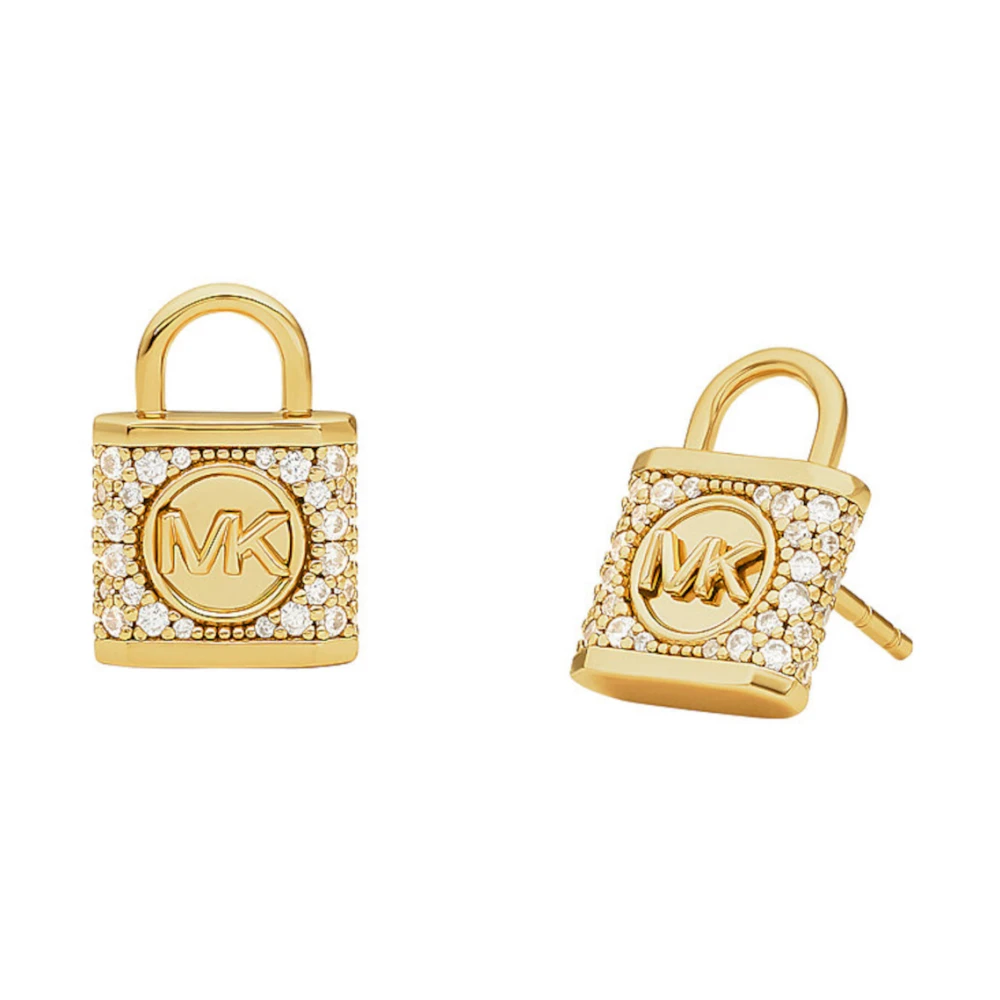 Michael Kors Women's Gold Elegant Zirconia Stud Earrings